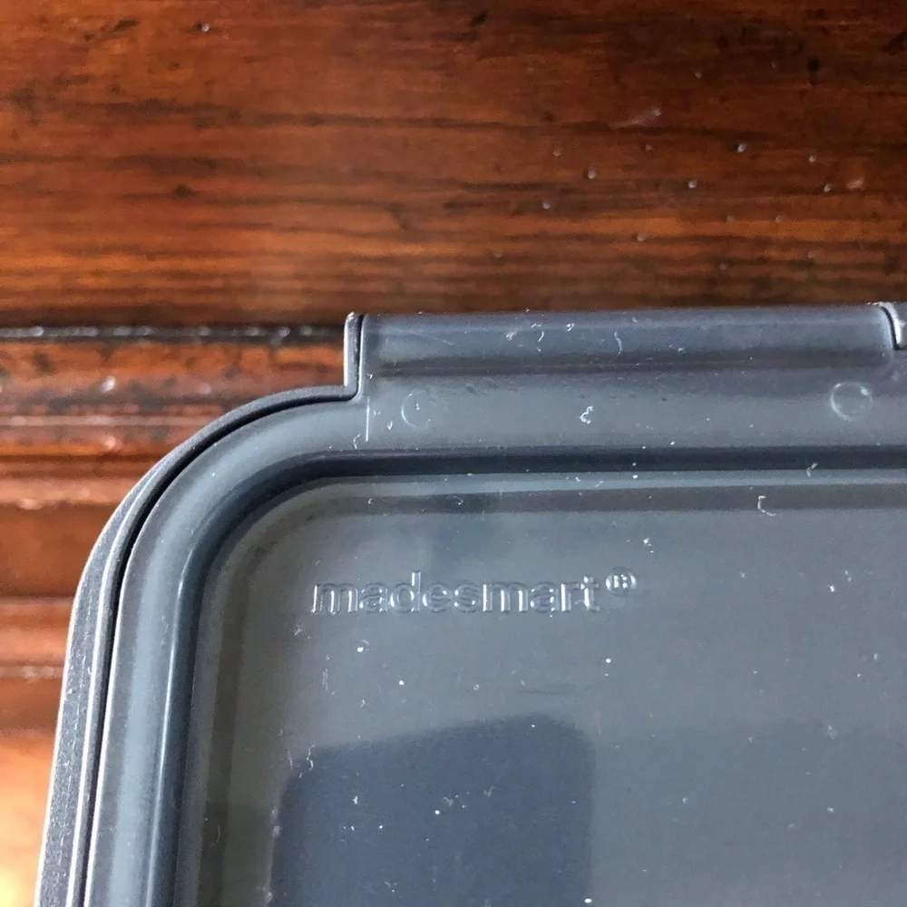 Madesmart black collapsible lunch container